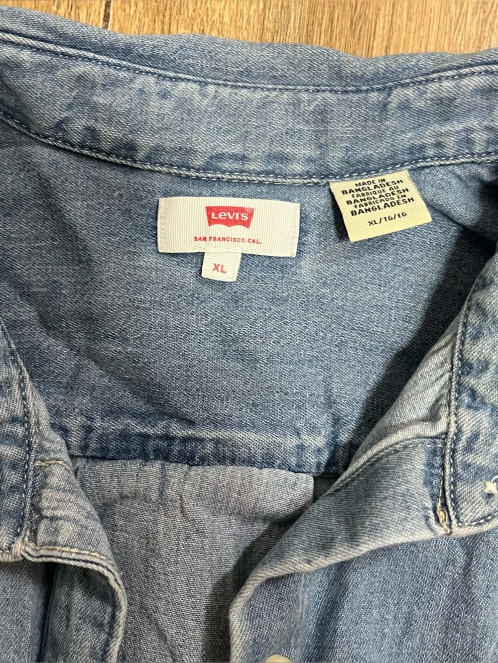 Levis levi denim